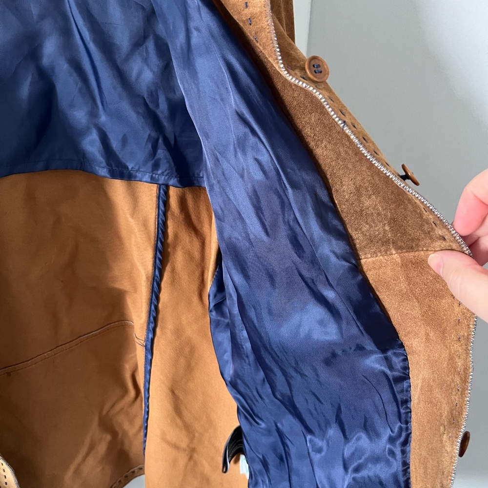 Danier Brown Suede Women's Jacket - Picture 6 of 6